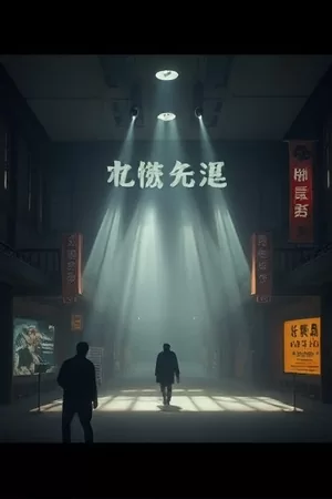 《旧唱片行》竖版海报，木架上排得满满的黑胶唱片